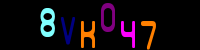 Blue Captcha Image