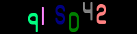 Blue Captcha Image