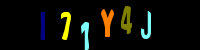 Blue Captcha Image