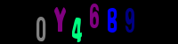 Blue Captcha Image