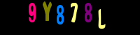 Blue Captcha Image