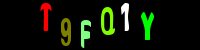 Blue Captcha Image