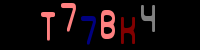 Blue Captcha Image
