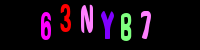 Blue Captcha Image