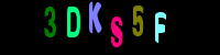 Blue Captcha Image