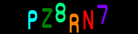 Blue Captcha Image