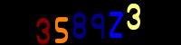 Blue Captcha Image