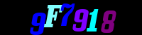 Blue Captcha Image