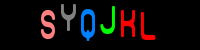 Blue Captcha Image