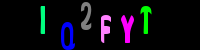 Blue Captcha Image