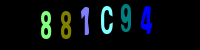 Blue Captcha Image