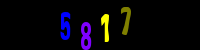 Blue Captcha Image