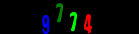 Blue Captcha Image