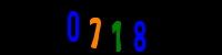 Blue Captcha Image