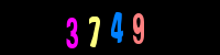 Blue Captcha Image