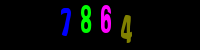 Blue Captcha Image