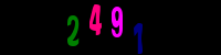 Blue Captcha Image