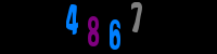 Blue Captcha Image
