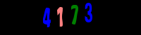 Blue Captcha Image