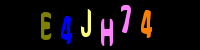 Blue Captcha Image