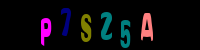 Blue Captcha Image