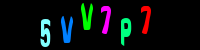 Blue Captcha Image