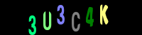 Blue Captcha Image