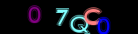 Blue Captcha Image