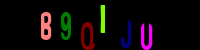 Blue Captcha Image