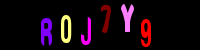 Blue Captcha Image