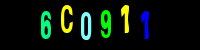 Blue Captcha Image