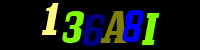 Blue Captcha Image