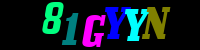 Blue Captcha Image