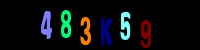 Blue Captcha Image