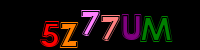 Blue Captcha Image