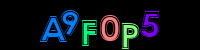 Blue Captcha Image