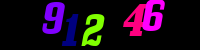 Blue Captcha Image