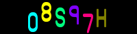 Blue Captcha Image