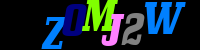 Blue Captcha Image