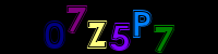 Blue Captcha Image