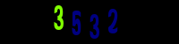 Blue Captcha Image