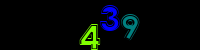 Blue Captcha Image