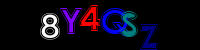 Blue Captcha Image