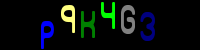 Blue Captcha Image