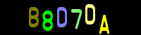 Blue Captcha Image