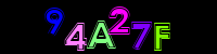Blue Captcha Image