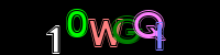 Blue Captcha Image
