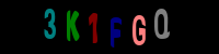 Blue Captcha Image