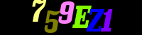 Blue Captcha Image