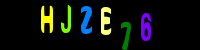 Blue Captcha Image